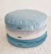 Лежак-подушка "Pearl" з ефектом пам'яті Memory Foam ніжно-блакитного кольору PRL_BD001SKY_XS фото 3