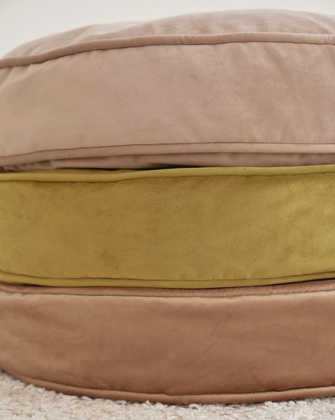 Лежак-подушка "Pearl" з ефектом пам'яті Memory Foam трав'яного кольору PRL_BD001GRN_XS фото